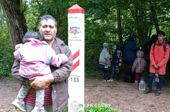 Беженцы на латвийско-белорусской границе, 1 сентября 2021 года