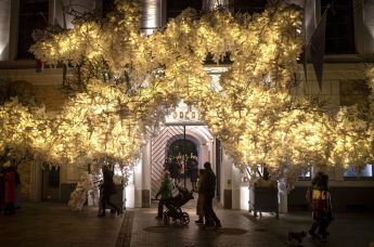 Рождественские украшения в Вильнюсе, Литва