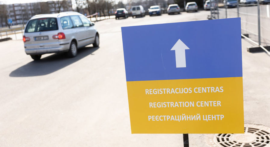 Регистрационный центр для украинцев в Литве, архивное фото