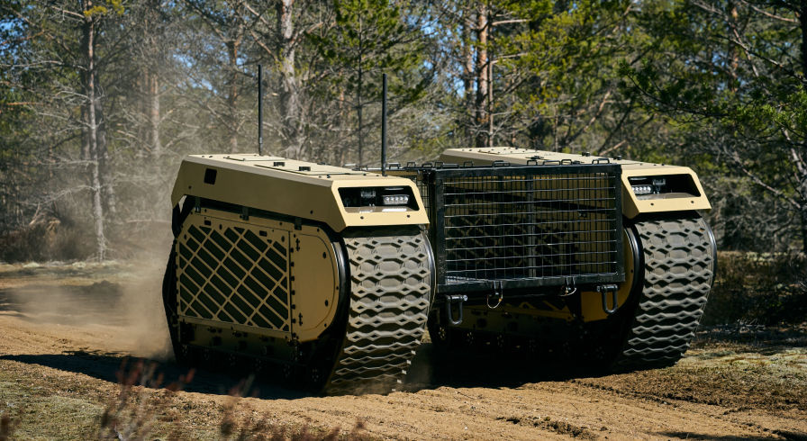 Многоцелевая гусеничная платформа THeMIS UGV 5 компании Milrem Robotics