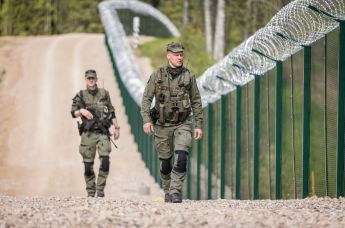 Сотрудники пограничной службы Эстонии