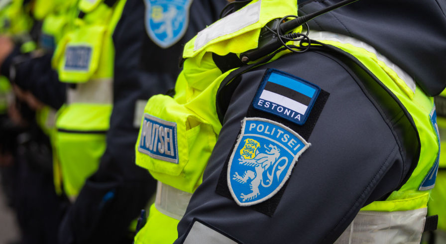 Сотрудники полиции Эстонии