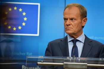 Дональд Туск на саммите ЕС в Брюсселе