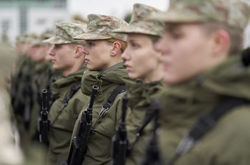 Призывники армии Литвы. Архивное фото