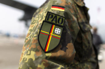 Шеврон военнослужащего бригады Бундесвера в Литве