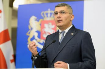 Исполнительный секретарь партии "Грузинская мечта" Мамука Мдинарадзе на инаугурации президента Грузии Михаила Кавелашвили в Тбилиси.