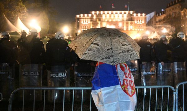 Протесты в Белграде