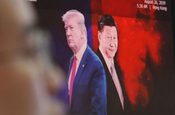 Изображения Дональда Трампа и Си Цзиньпина