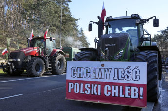 Протест фермеров в Польше