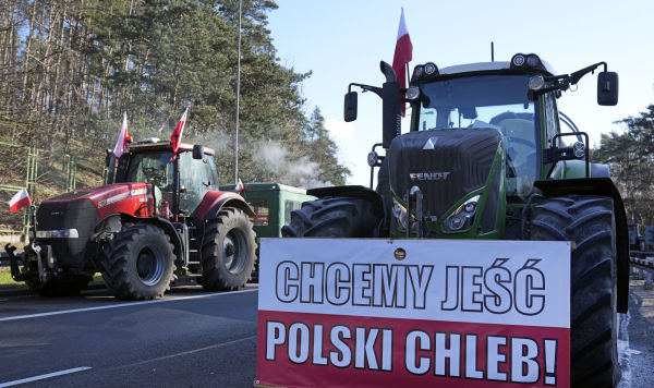 Протест фермеров в Польше