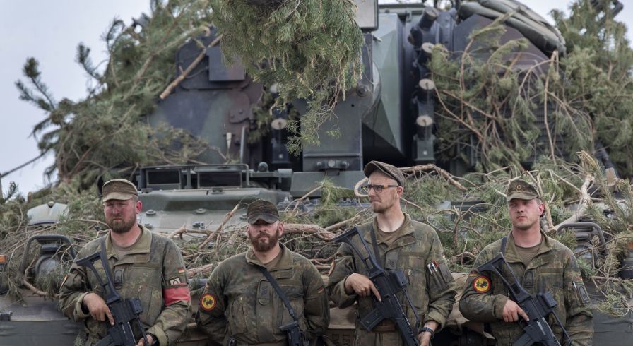 Бундесвер на учениях Grand Quadriga 2024 в Пабраде, Литва