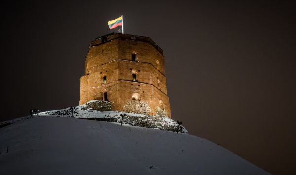 Башня Гедимина в Вильнюсе Башня Гедимина в Вильнюсе