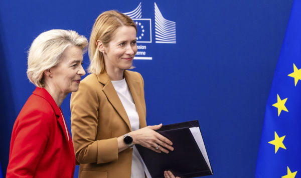 Председатель Европейской комиссии Урсула фон дер Ляйен и глава внешнеполитического ведомства Европейского союза Кая Каллас