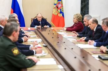 Президент Владимир Путин провел заседание Совбеза РФ
