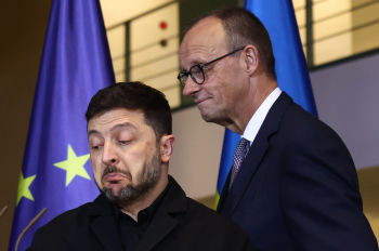 Канцлер Германии Фридрих Мерц и Владимир Зеленский