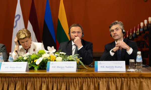 Байба Браже, Маргус Цахкна и Кястутис Будрис Байба Браже, Маргус Цахкна и Кястутис Будрис