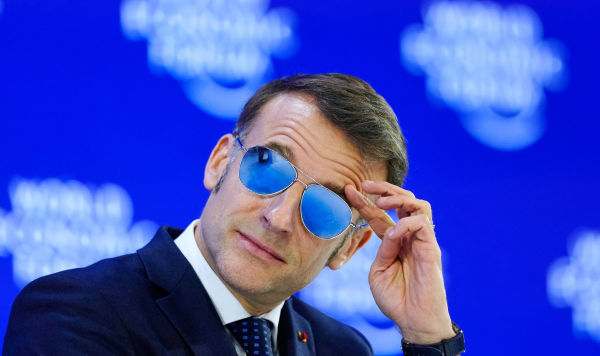 Президент Франции Эммануэль Макрон на ежегодном заседании Всемирного экономического форума в Давосе, Швейцария, во вторник, 20 января 2026 года