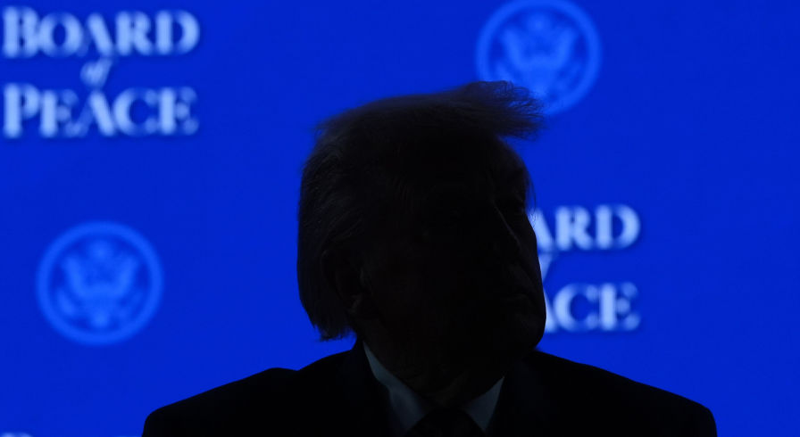 Президент США Дональд Трамп во время ежегодного заседания Всемирного экономического форума в Давосе, Швейцария, в четверг, 22 января 2026 года