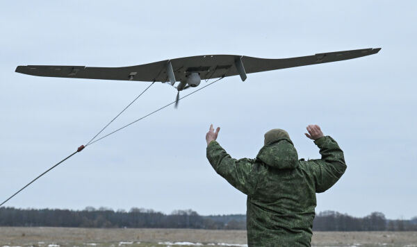 Работа расчета БПЛА "Суперкам" группировки войск "Север" на Курском направлении СВО