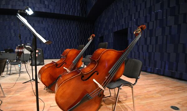 Первая акустическая репетиция в Главном зале концертного центра "Сириус" Первая акустическая репетиция в Главном зале концертного центра "Сириус"