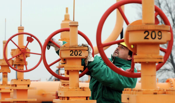 Газоприемная станция в Венгрии