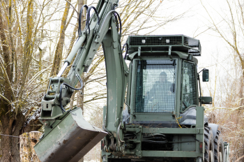 Строительная техника военных Эстонии