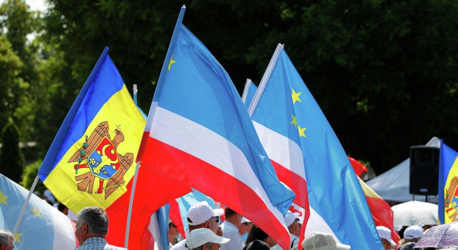 Митинг в поддержку Гагаузии