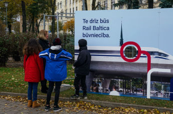 Презентация плана строительства Центрального рижского узла новой железной дороги Rail Baltica