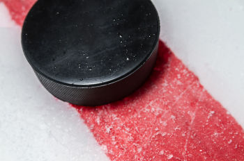 Шайба на льду