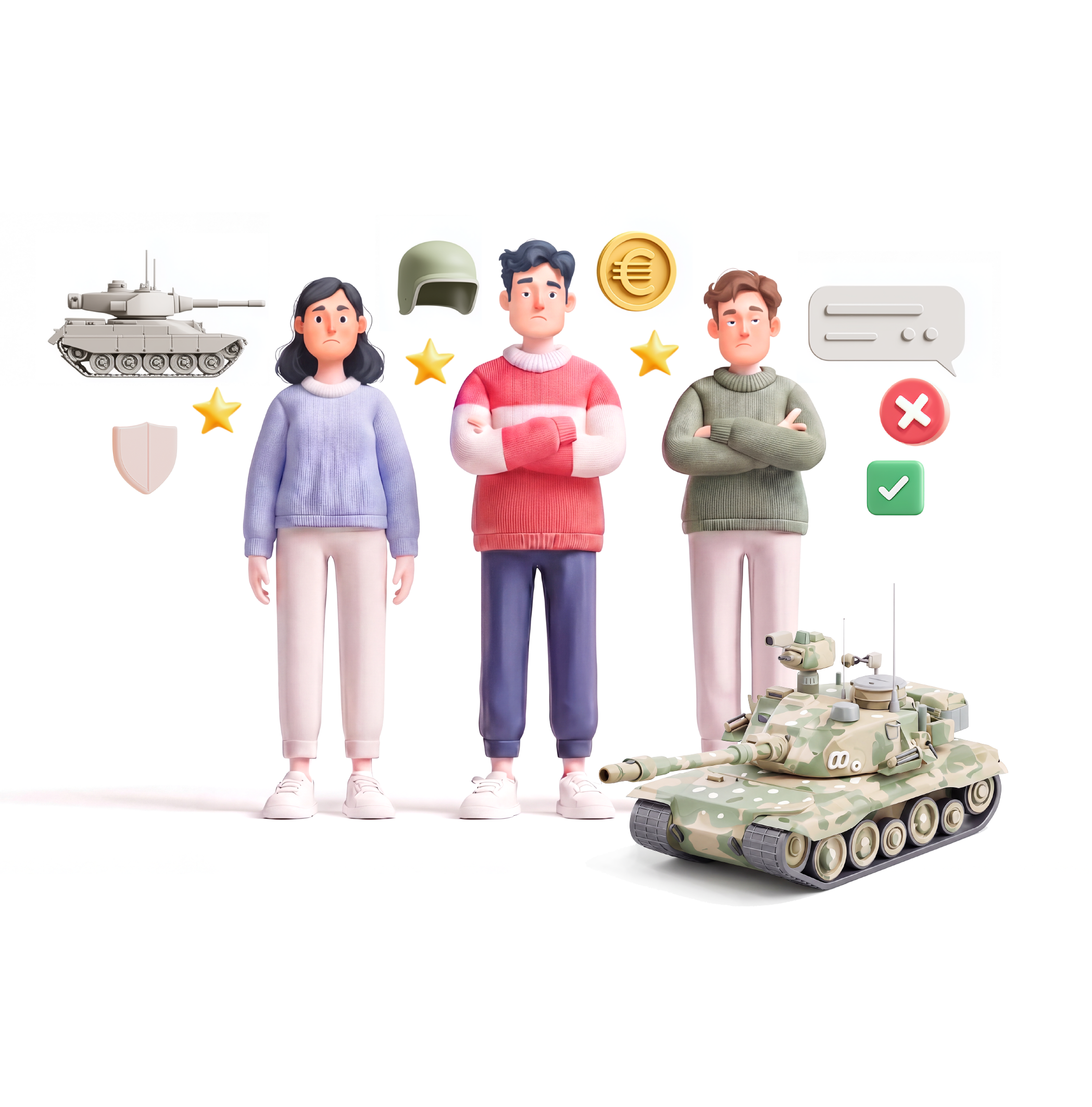 Сколько жителей стран Балтии поддерживают повышение налогов ради обороны