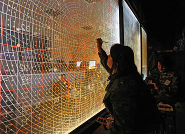 Пункт управления войсками ПВО.