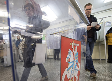 Выборы в Литве. Архивное фото